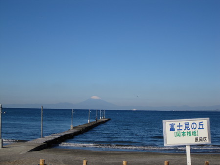 原岡の桟橋と富士見の丘